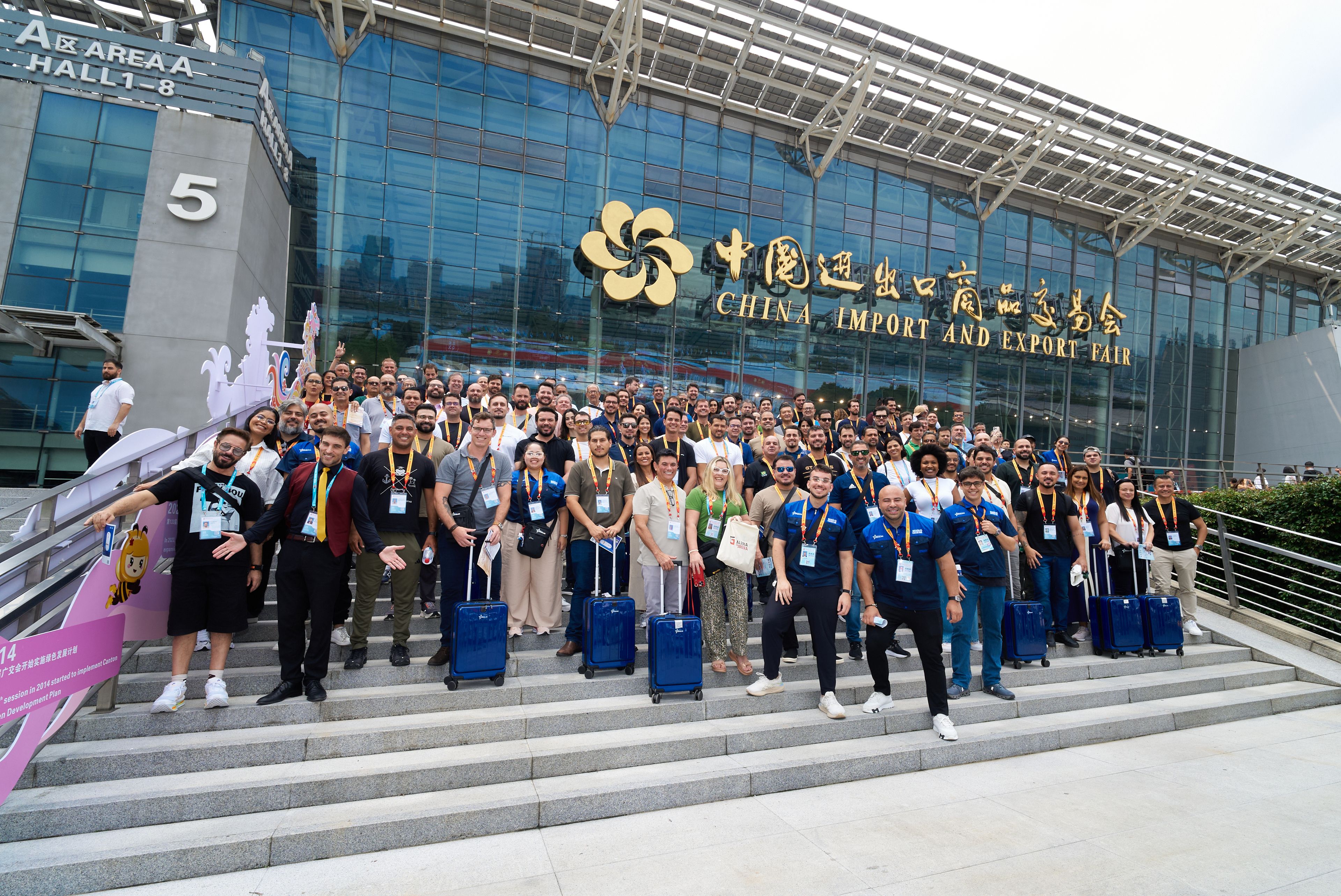 Empresários na CAnton Fair com a China Link